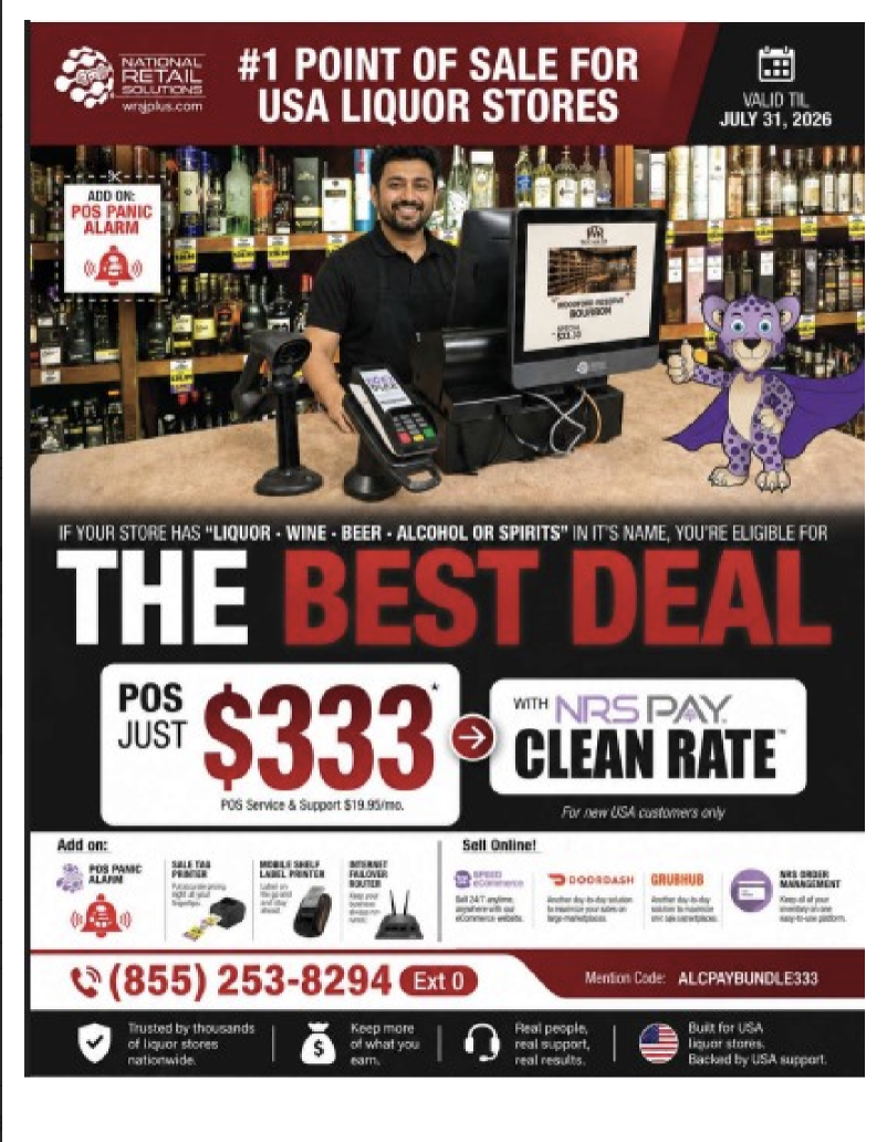 Liquor store point of sale promotion